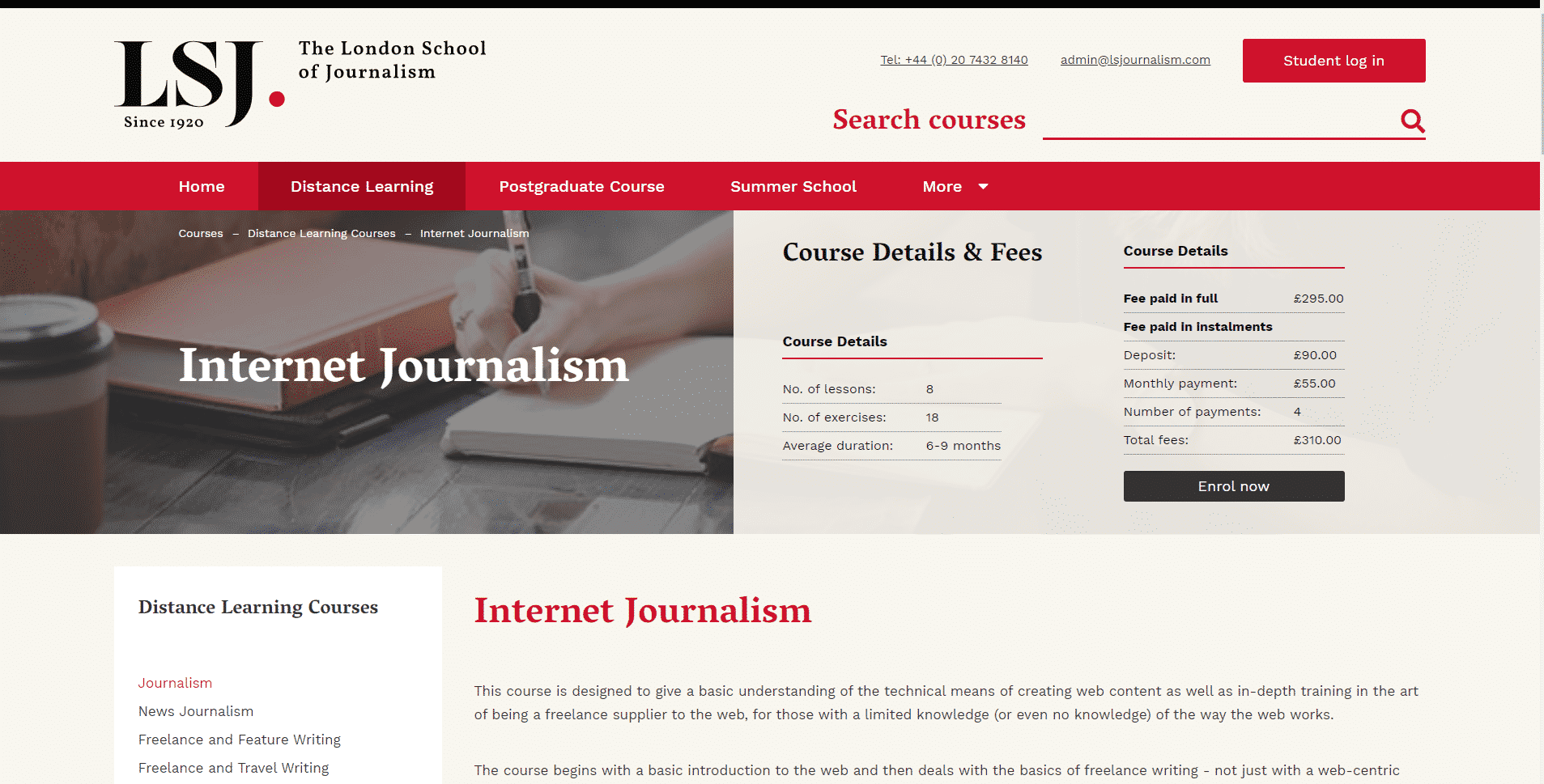 LSJ Learn Journalism Lessons Online