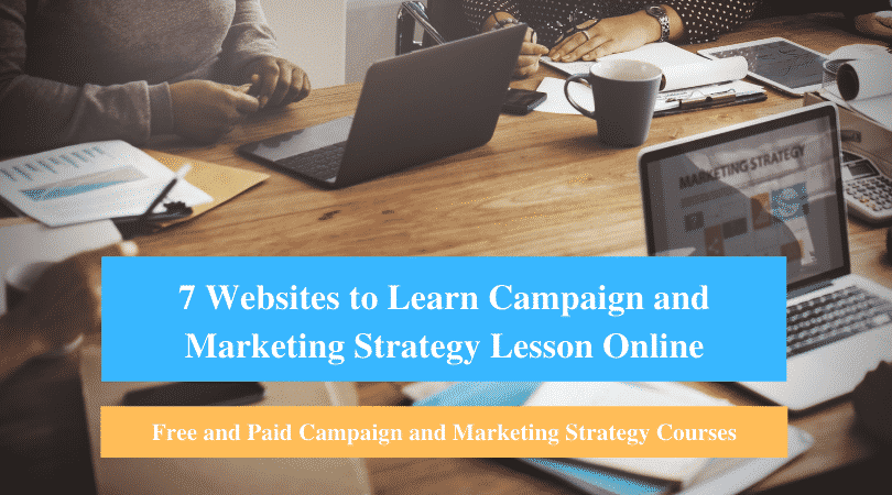 Learn Campaign and Marketing Strategy Lesson Online