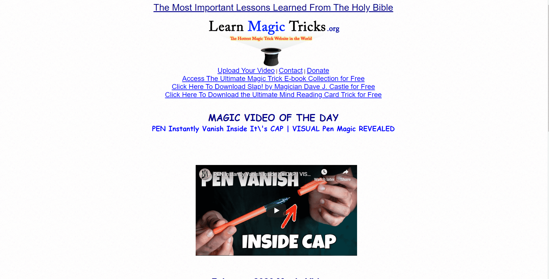 Learn Magic Tricks Learn Magic Lessons Online