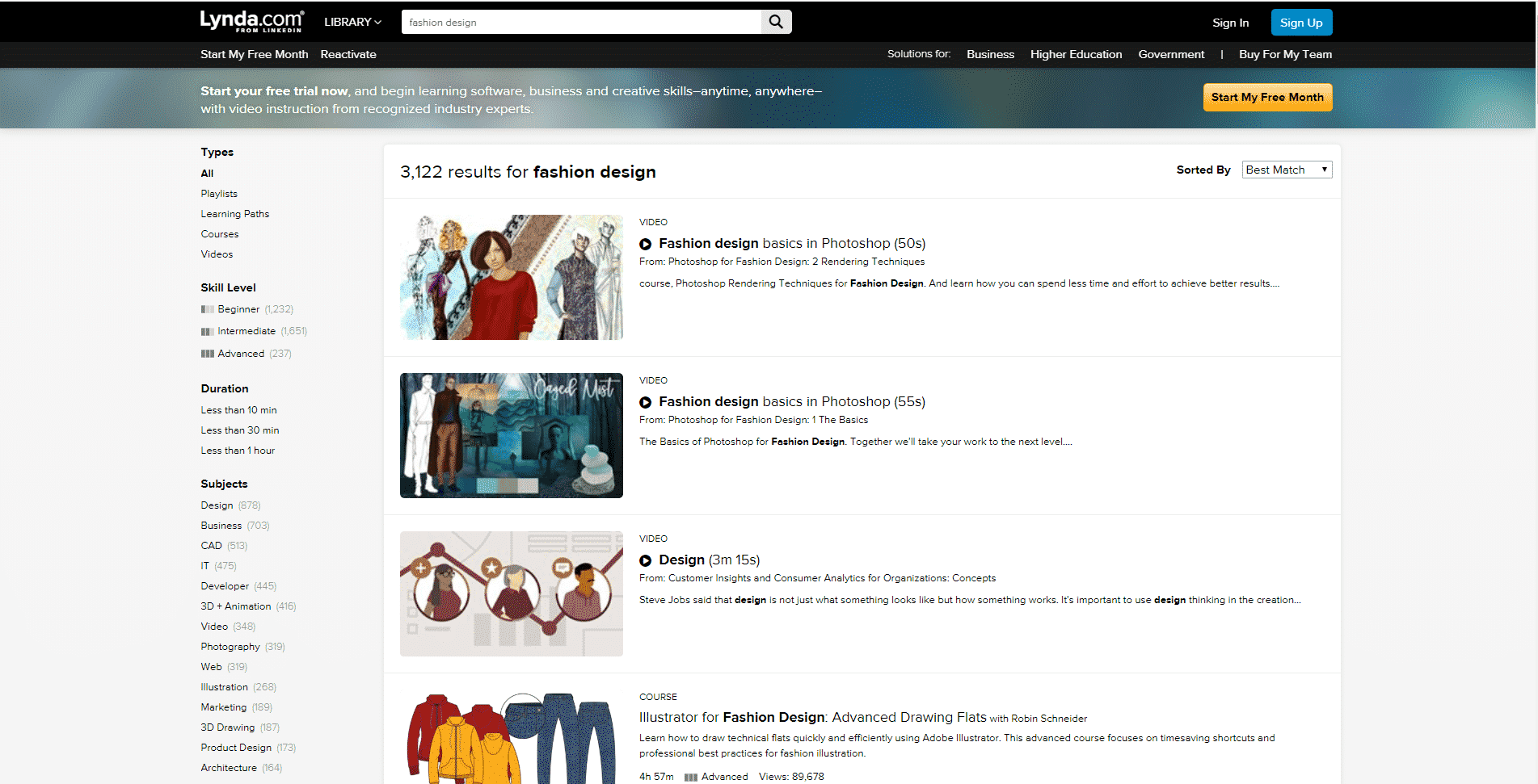 Lynda.Com Learn Fashion Design Lessons Online