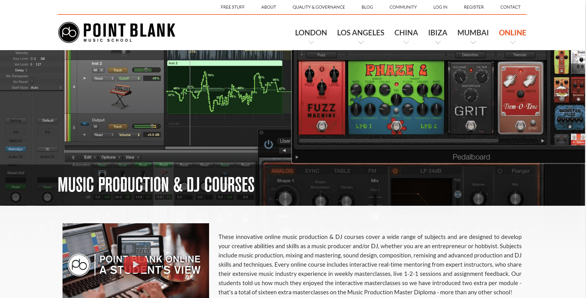 Point Blank Music School Learn Electronic Music Production Lessons Online