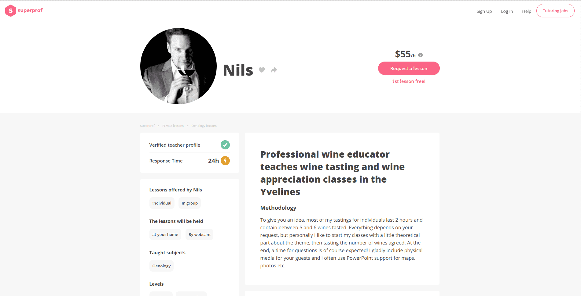 Superprof Learn Wine Appreciation Lessons Online