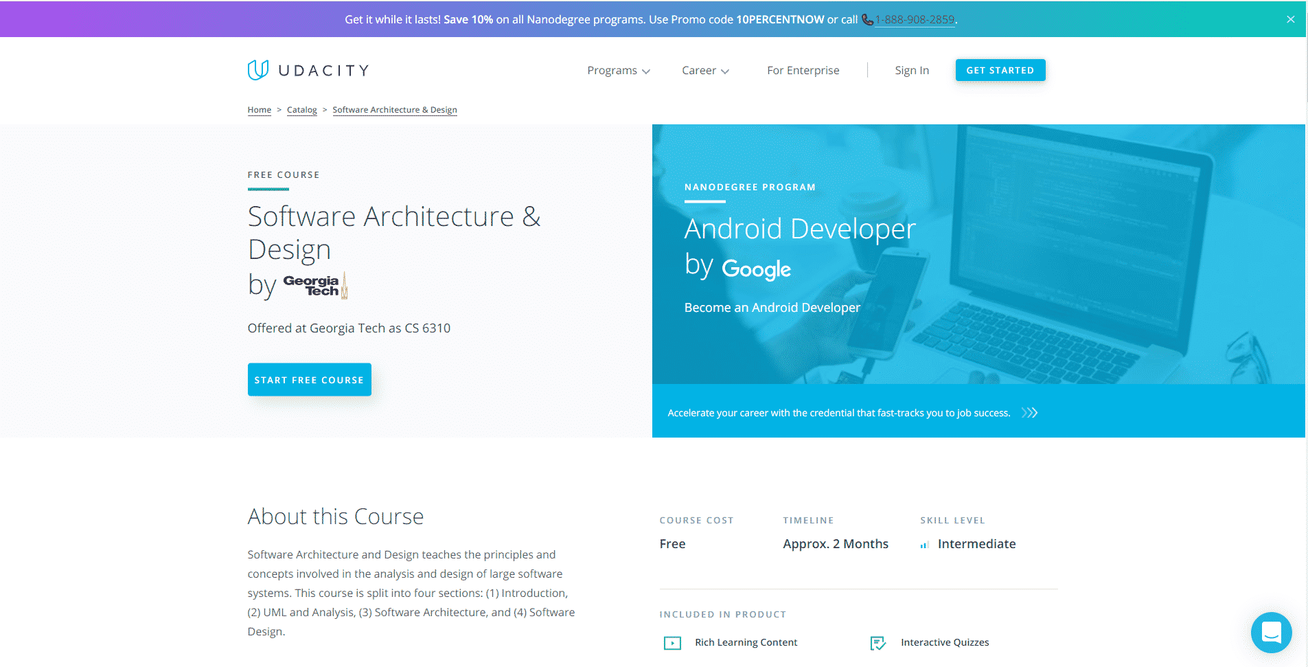 Udacity Learn Design and Architecture Lessons Online