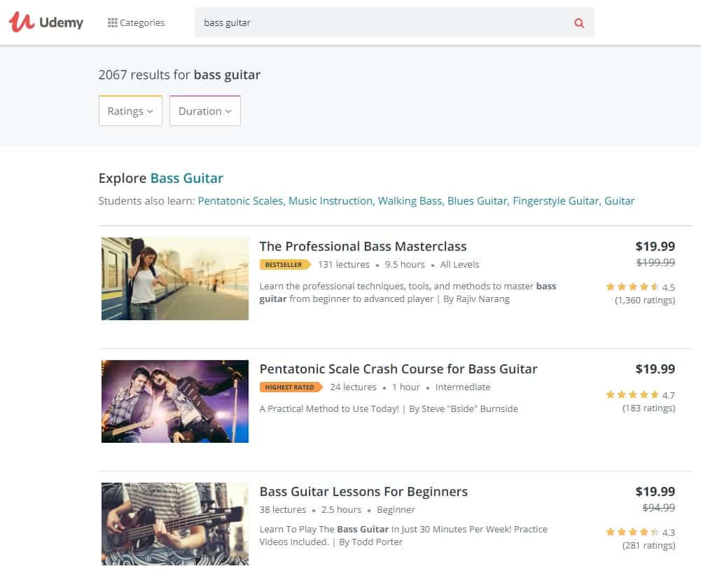 Udemy_Electric Bass Guitar