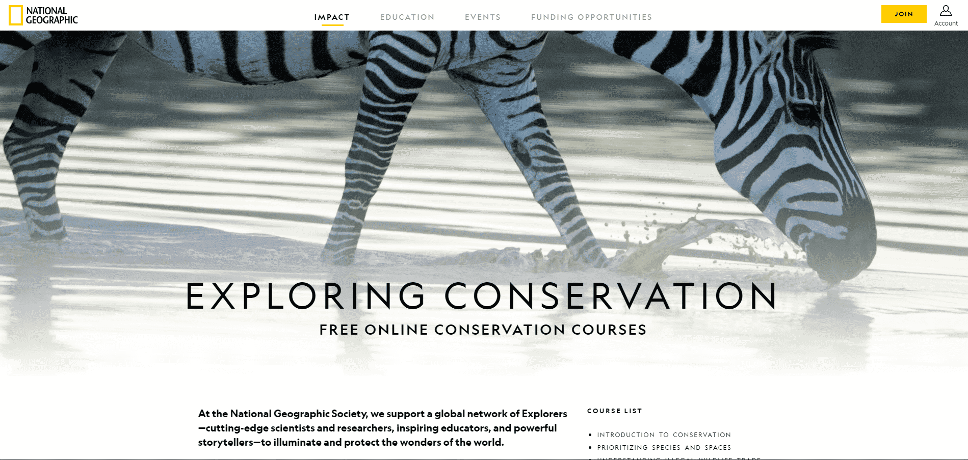 nationalgeographic Learn Conservation Lessons Online