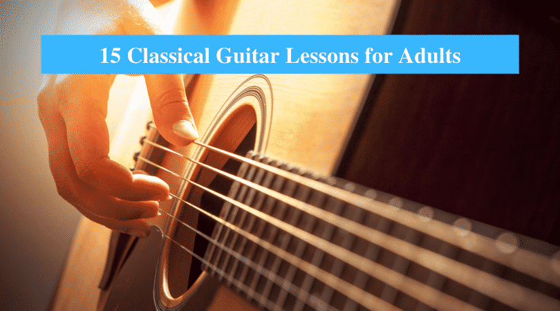 Classical Guitar Lessons for Adults