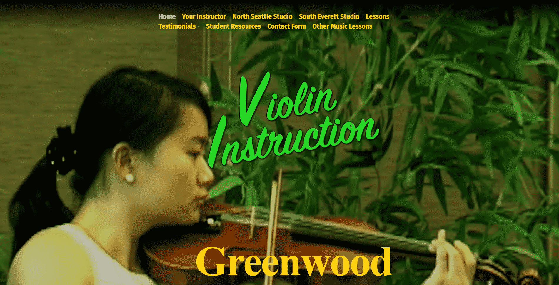 Greenwood violin studio