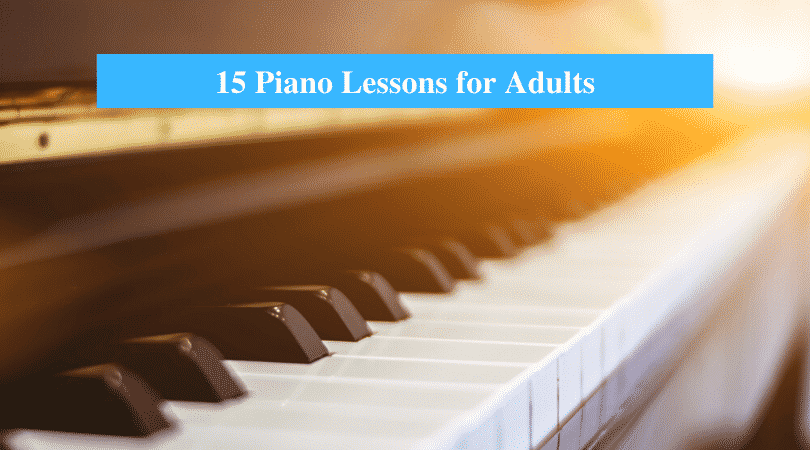 Piano Lessons for Adults