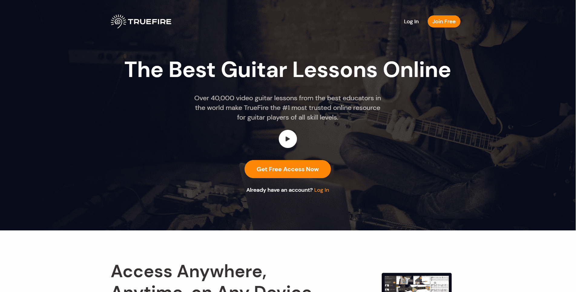 Truefire Classical Guitar Lesson Online