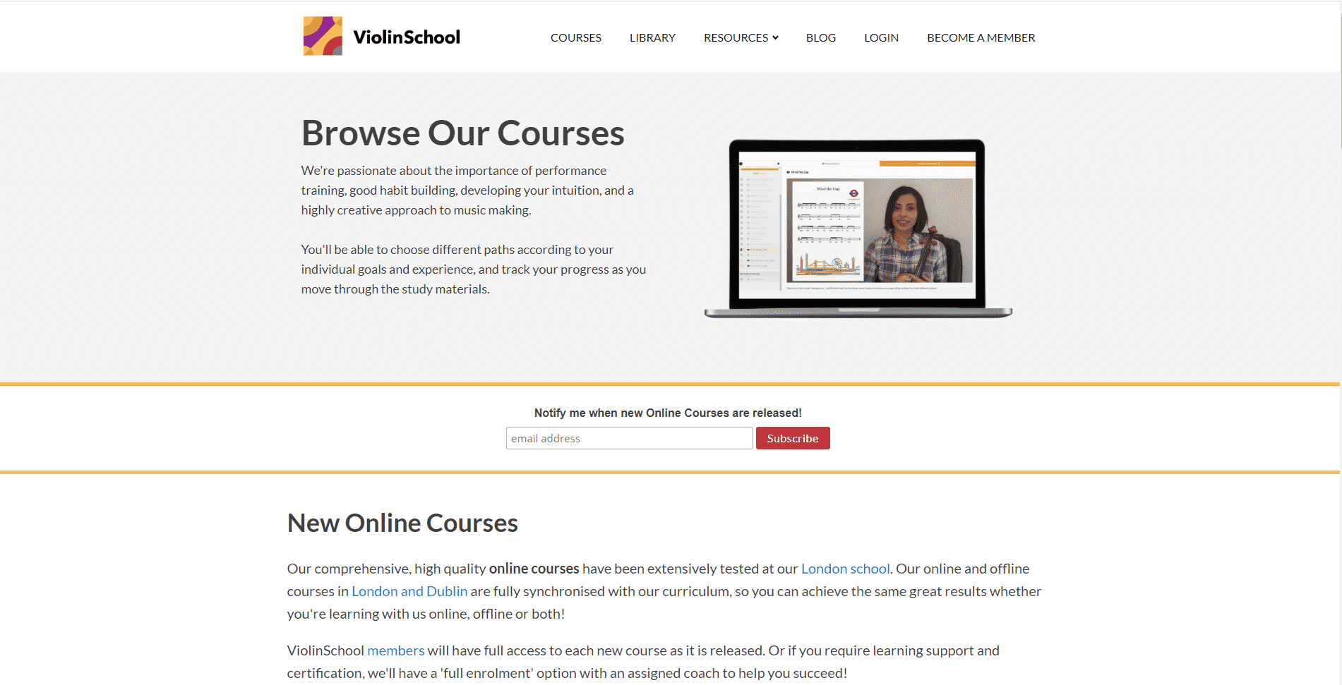 Violin School Violin Lessons Online