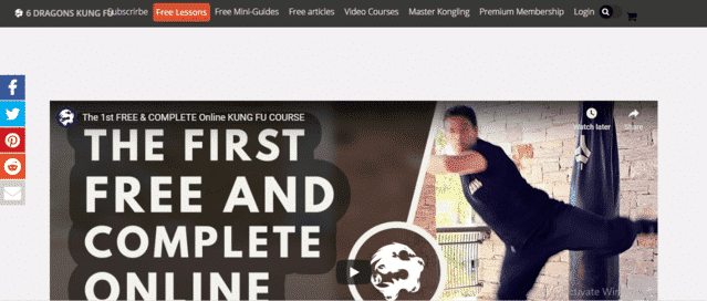 6DragonsKungFu Learn Kung Fu Lessons Online