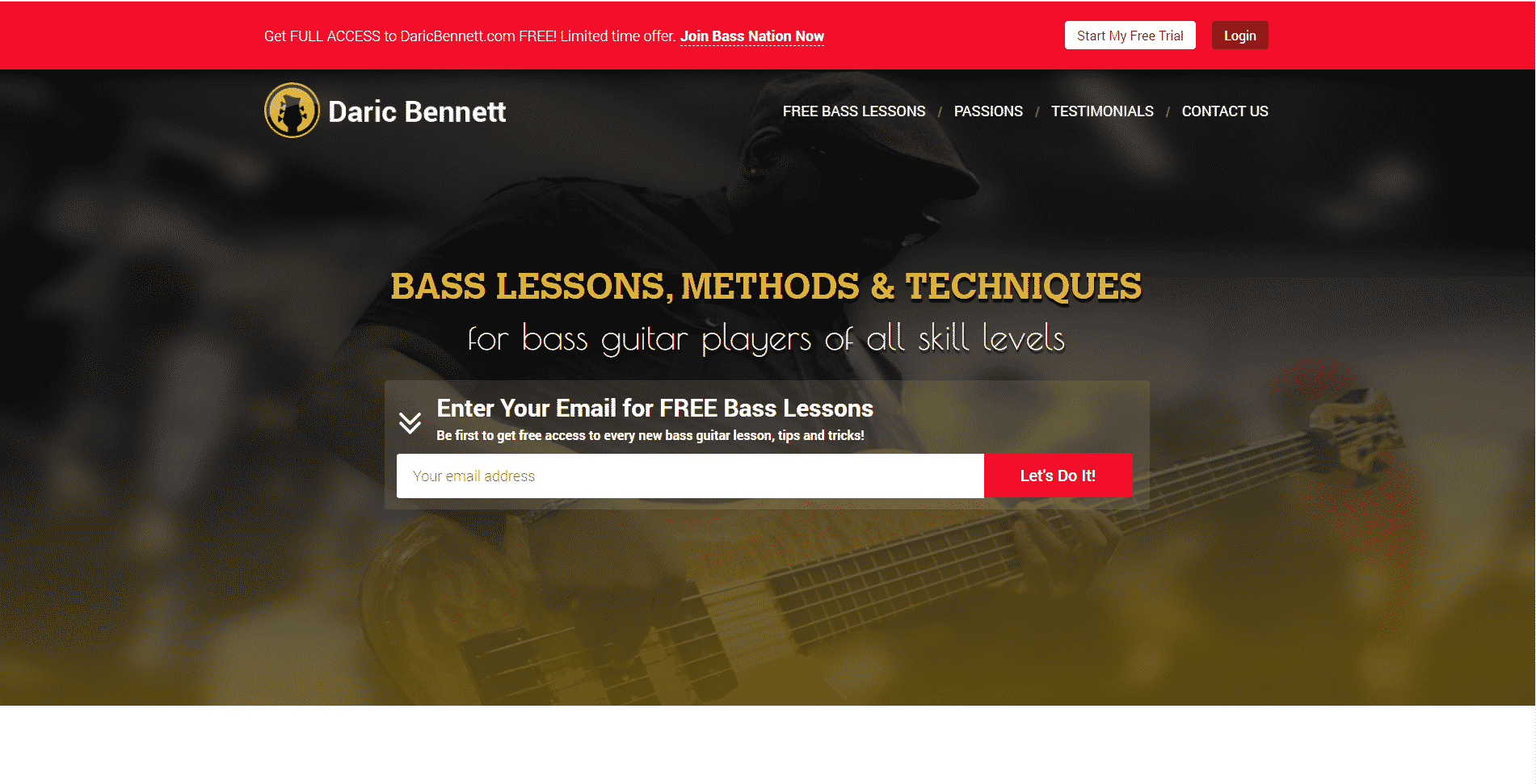 Daric Bennett Guitar Lessons for Intermediate Online