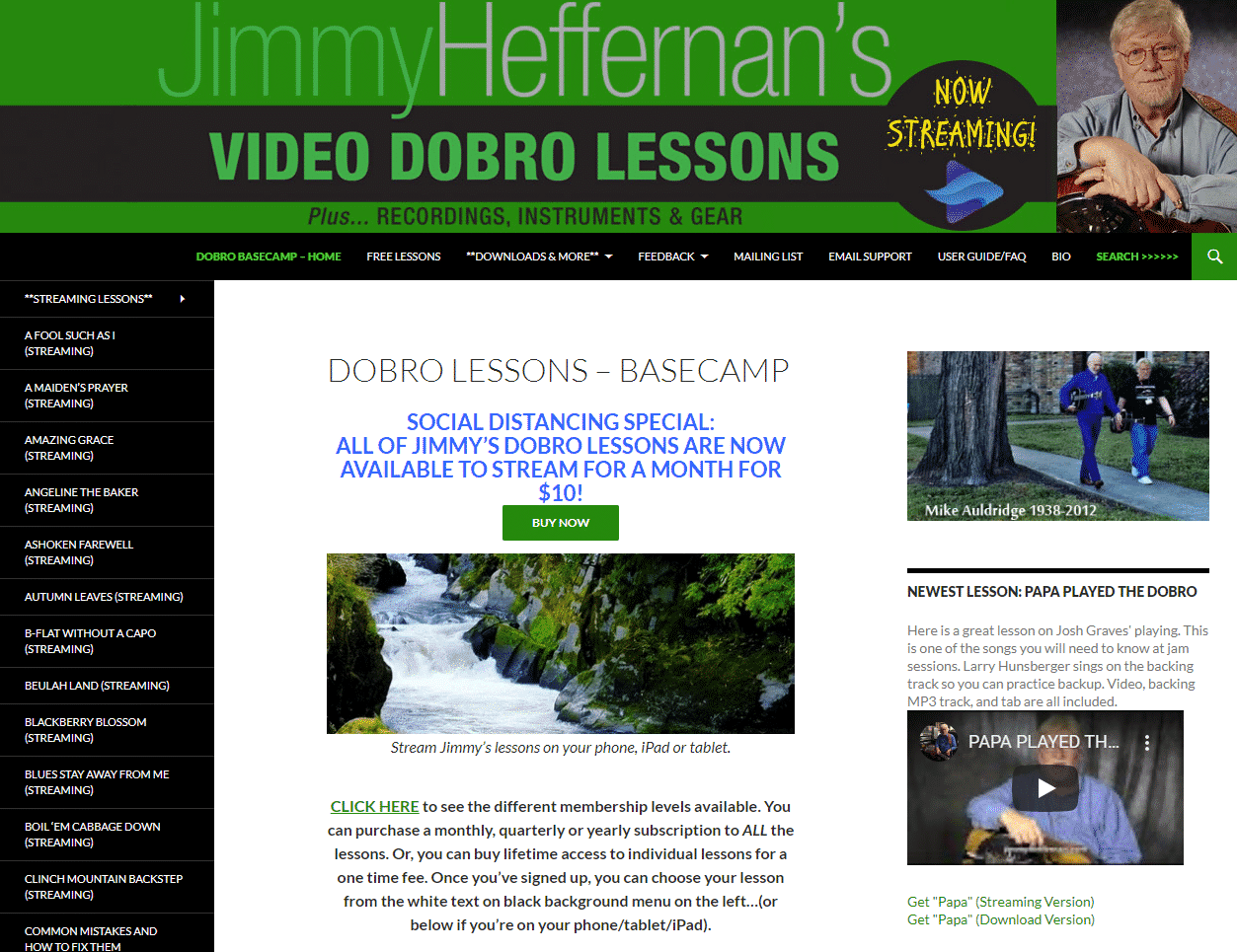 Jimmy Heffernan Dobro Lessons for Intermediate Online