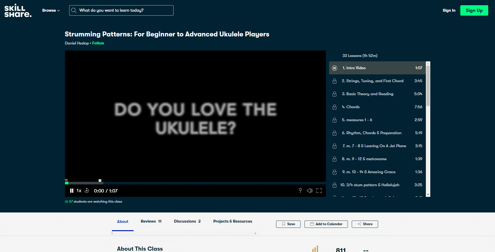 SkillShare 2 Learn Ukulele Lessons for Intermediate Online