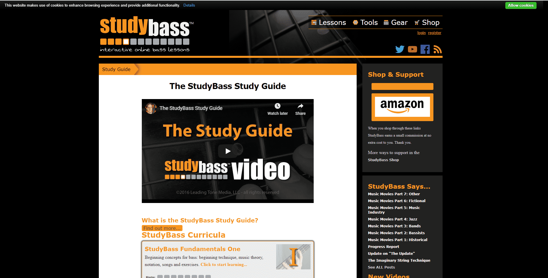Study Bass Guitar Lessons for Intermediate Online