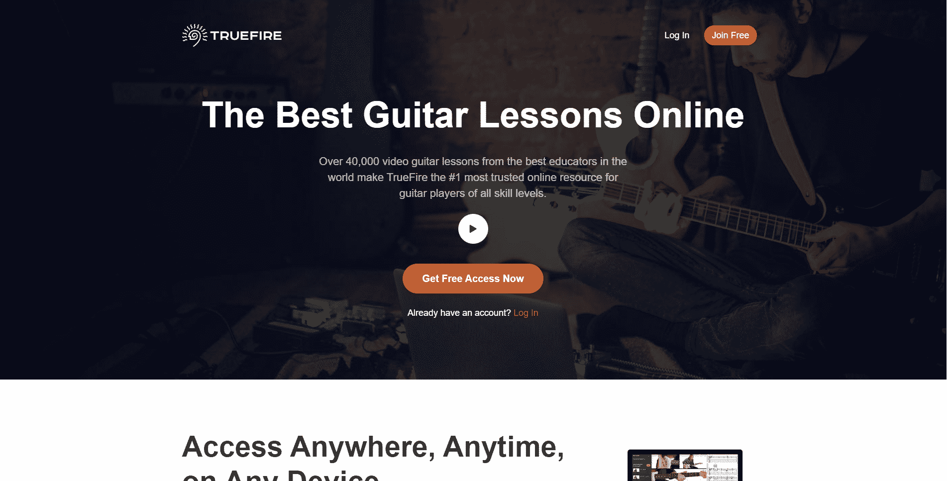 True Fire Guitar Lessons for Intermediate Online