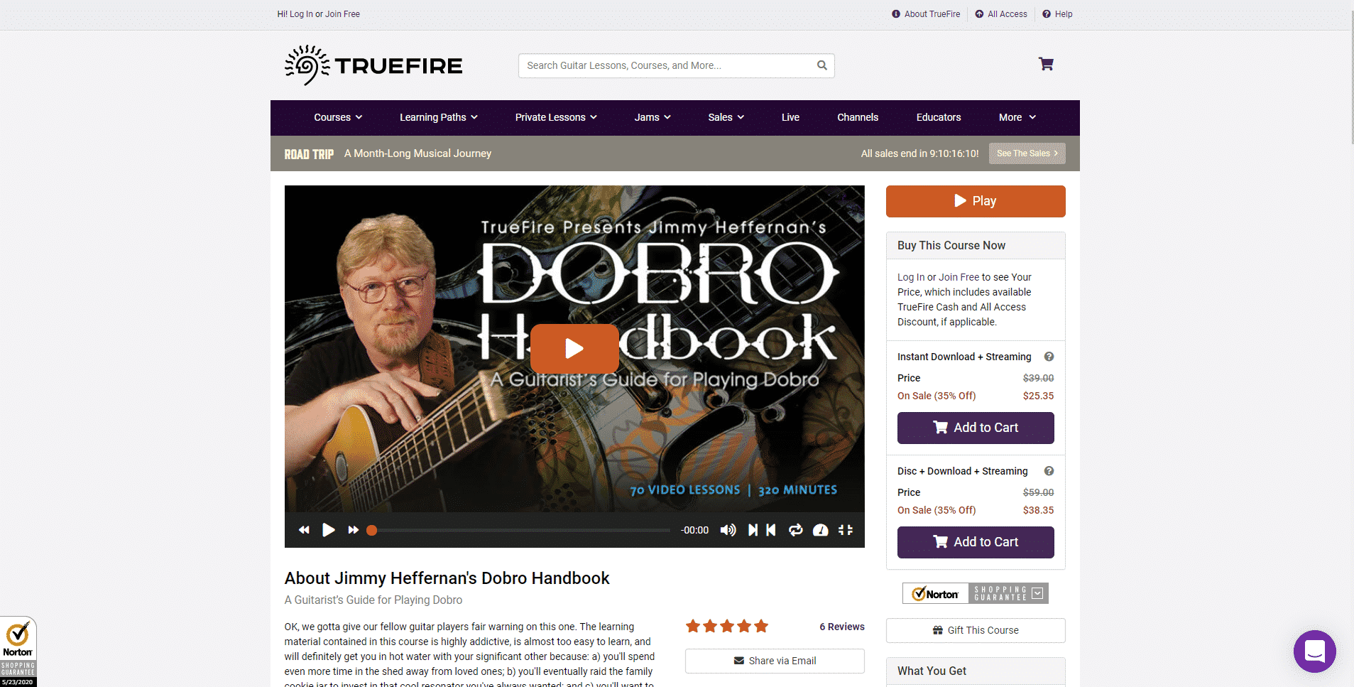 Truefire Dobro Lessons for Intermediate Online