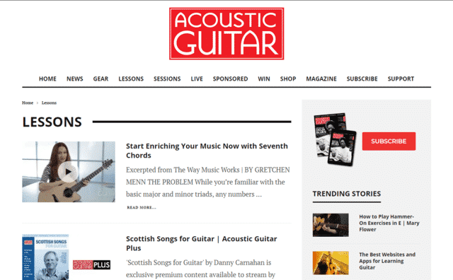 AcousticGuitar Learn Acoustic Guitar Lessons Online