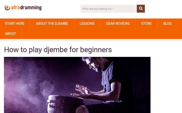 Afrodrumming Learn Djembe Lessons Online