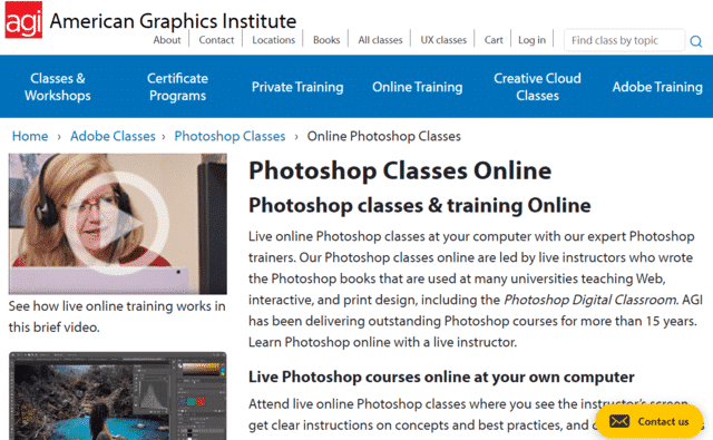 AGItraining Learn Photoshop Lessons Online