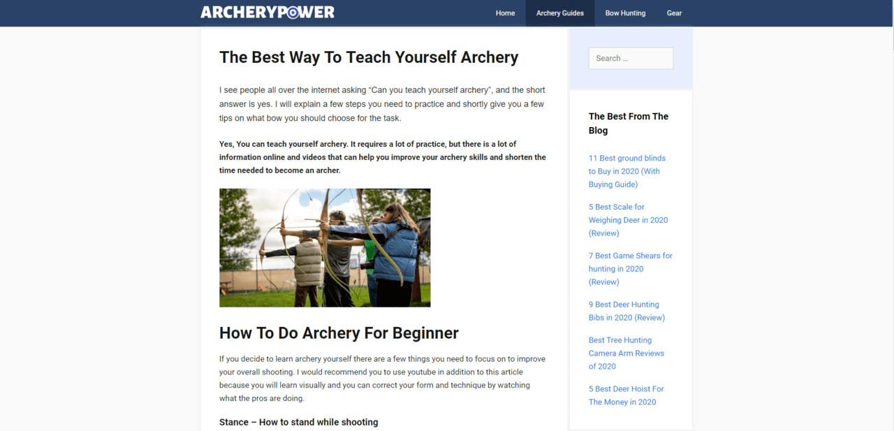 Archerypower Learn Archey Lessons Online