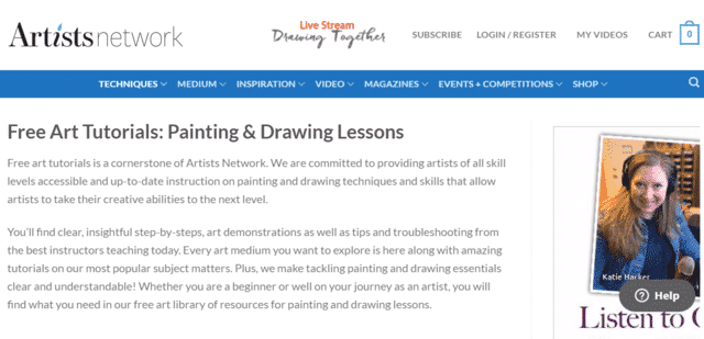 Artistnetwork Learn Drawing Lessons Online