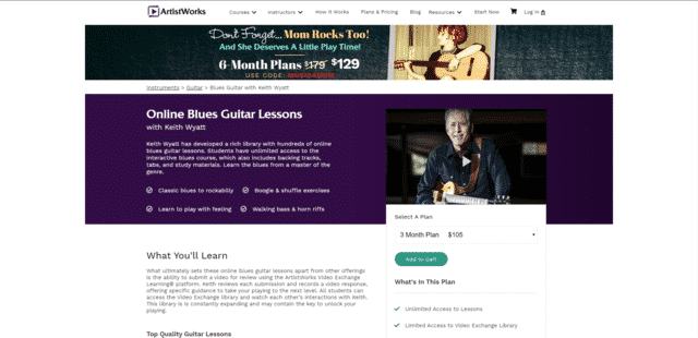 ArtistWorks Learn Blues Guitar Lessons Online