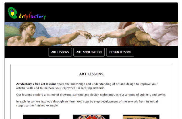 ArtyFactory Learn Art Lessons Online