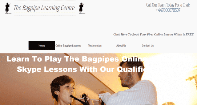 Bagpipelearningcentre Learn Bagpipe Lessons Online