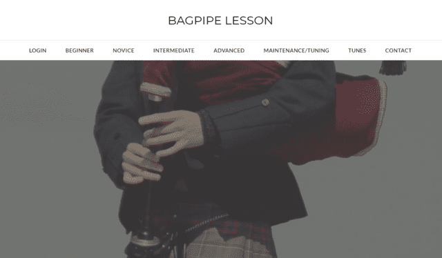 Bagpipelessons Learn Bagpipe Lessons Online