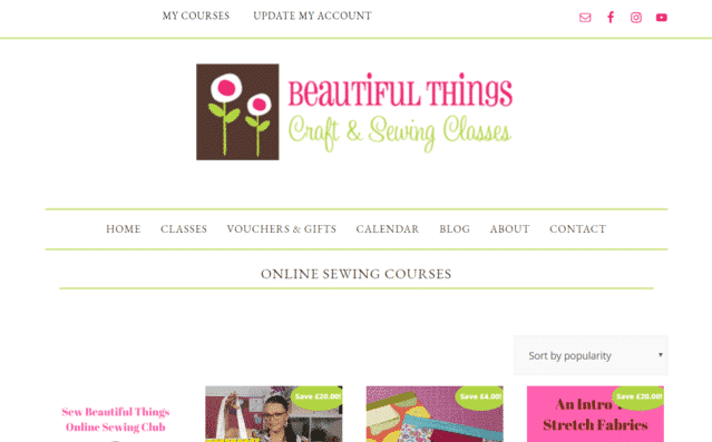 BeautifulThingsHq Learn Sewing Lessons Online