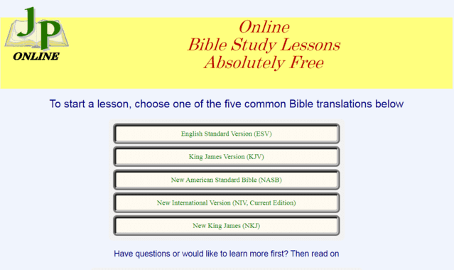 Biblestudyjordanpack Learn Bible Lessons Online