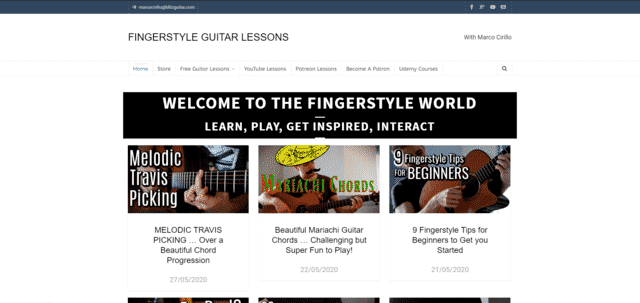 Blitzguitar Learn Fingerstyle Guitar Lessons Online