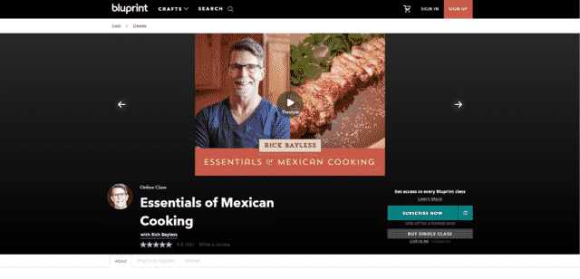 Bluprint Learn Mexican Cooking Lessons Online