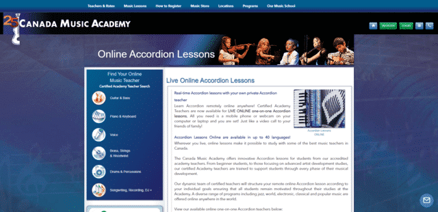 canadamusicacademy learn accordion lessons online