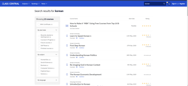 class central learn korean lessons online