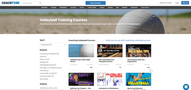 Coachtube Learn Volleyball Lessons Online