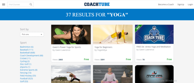 Coachtube Learn Yoga Lessons Online