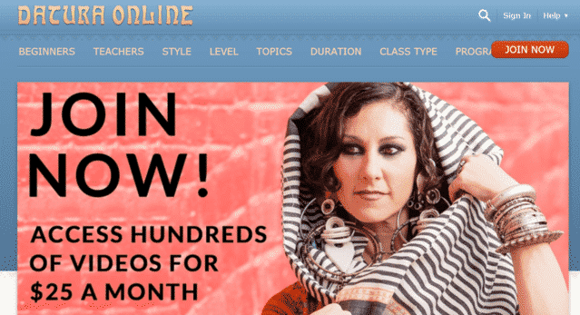 Daturaonline Learn Belly Dance Lessons Online