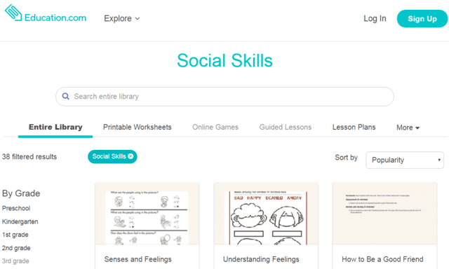 Education Learn Social Skills Lessons Online