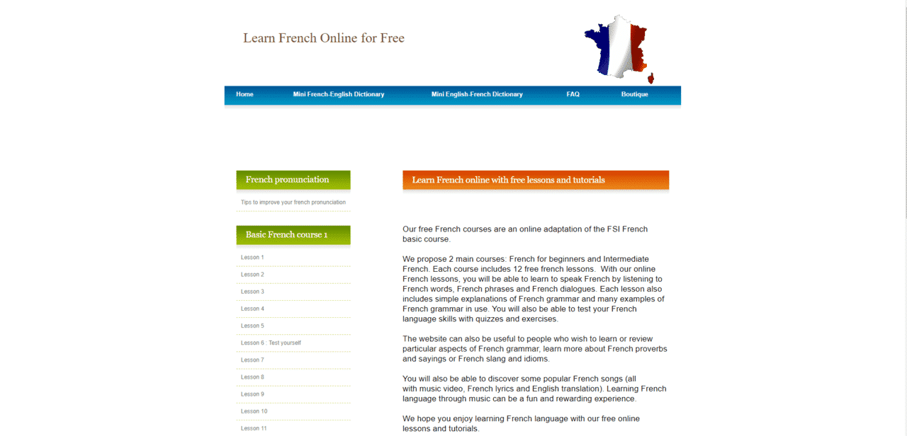 ELearningFrench Learn French Lessons Online