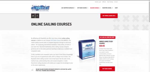 enautical learn sailing lessons online