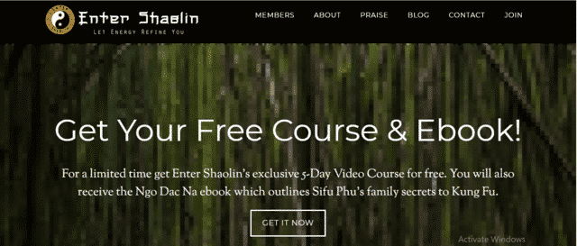 EnterShaolin Learn Kung Fu Lessons Online