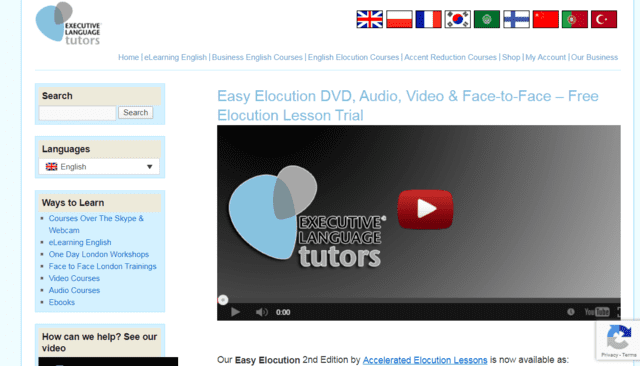 Executivelanguagetutors Learn Elocution Lessons Online