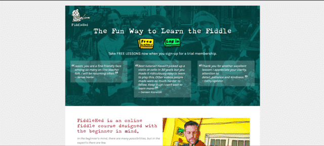Fiddlehed Learn Fiddle Lessons Online