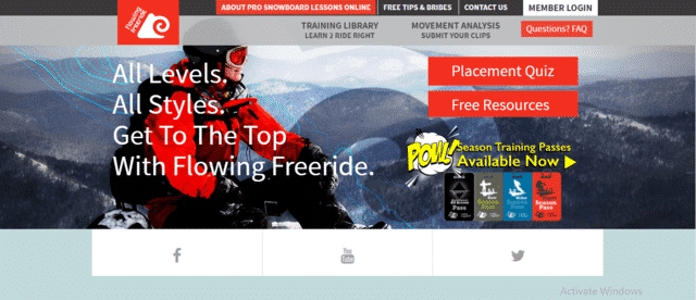 Flowingfreeride Learn Snowboarding Lessons Online