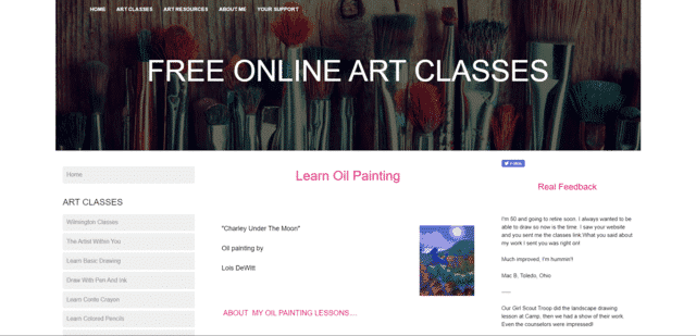 Freeonlineartclasses Learn Oil Painting Lessons Online