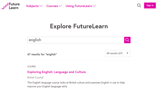 Futurelearn Learn English Lessons Online