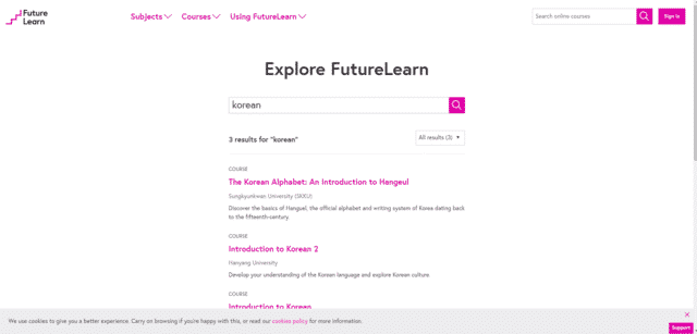 futurelearn learn korean lessons online