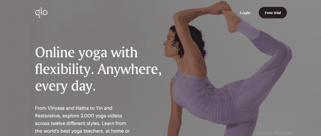 Glo Learn Yoga Lessons Online